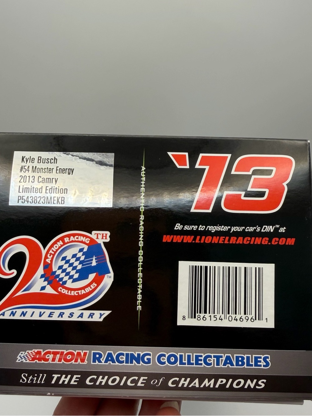 2013 Camery #54 Kyle Busch KBM Monster Energy 1:24 Scale Action Racing Stock Car - Picture 3 of 16